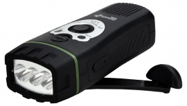 POWERplus Wolf opwindbare FM radio met LED lamp