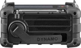 Sangean MMR-99DAB FM, DAB+ en Bluetooth nood radio met zonnepaneel en dynamo, Midnight Black