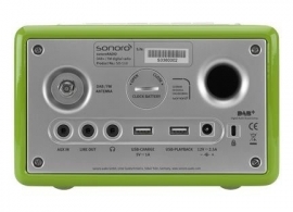 sonoroRADIO SO-110 met DAB+ en FM, USB en Bluetooth, groen