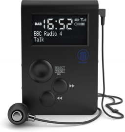 Majority Audio Petersfield Go zak radio met DAB+ en FM