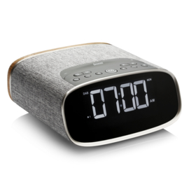 View Quest Lark DAB+ wekkerradio met FM en Bluetooth, Light Grey Oak