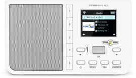 TechniSat SternRadio IR 2 digitale portable en oplaadbare internet radio, wit
