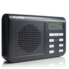 Pure One Mi Series II - mini digitale radio met DAB+ en FM - zwart