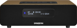 Sangean DDR-36 BT digitale tafelradio met DAB+, FM en Bluetooth, bruin