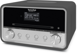 TechniSat DigitRadio 585 stereo internetradio met CD, USB, DAB+ en Bluetooth, antraciet
