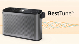 Sharp Osaka DR-540 stereo draagbare en oplaadbare DAB+ en FM radio met Bluetooth en alarmfunctie