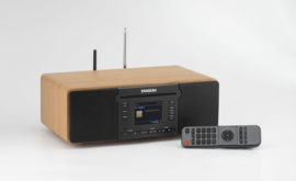 Sangean DDR-66 BT All-in-one stereo internet Bluetooth / CD / DAB+ / Spotify muzieksysteem, walnut