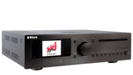 Block CVR-200 MK2 tuner AV versterker met internet, DAB+, CD, Blu-Ray, DVD, all-in-one, zwart