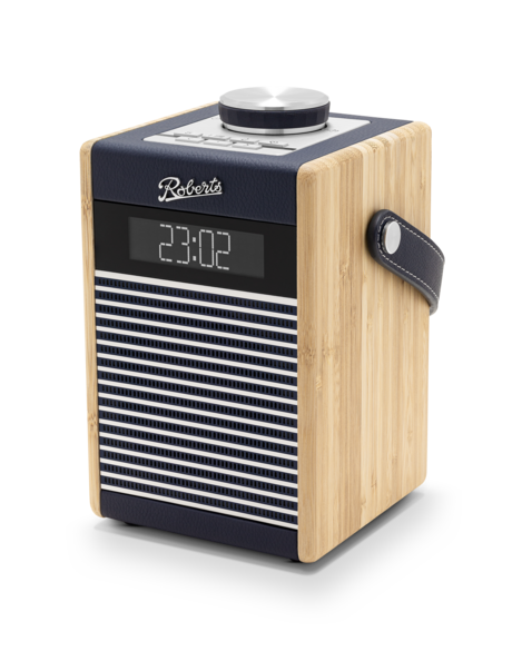 Roberts Rambler Midi portable retro DAB+ radio met FM en Bluetooth, Navy Blue