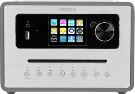 NOXON iRadio 500 CD alles-in-één radio met DAB+, FM en internetradio, USB, Bluetooth en CD, antraciet
