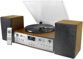 Soundmaster Elite Line PL895 Retro HiFi-systeem met DAB+ radio, CD, platenspeler en Bluetooth