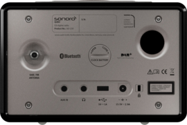 Sonoro Qubo muzieksysteem met DAB+, FM, CD en Bluetooth, zwart
