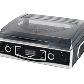 Soundmaster PL590 SW stereo DAB+ en FM radio met platenspeler, USB en opname