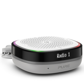 Pure StreamR Splash portable en oplaadbare waterdichte DAB+ en FM radio met Bluetooth, stone grey