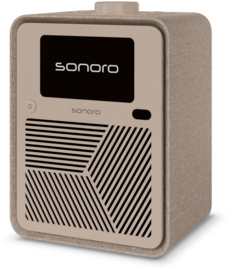 Sonoro Atron STEREO internetradio met DAB+, FM, Spotify en Bluetooth, Zand - Creme