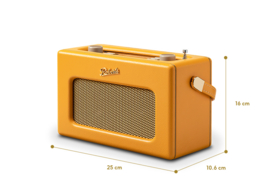 Roberts Revival iStream 3L Latest Edition internetradio, DAB+, FM, USB, Spotify, Deezer en Bluetooth, Sunburst Yellow