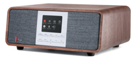 Pinell Supersound 501 DAB+ stereo radio met internet, Spotify Connect en Bluetooth, walnut