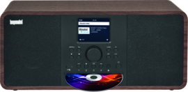 Imperial DABMAN i205 CD stereo hybride internetradio met DAB+ en FM en Bluetooth 5.0, walnoot