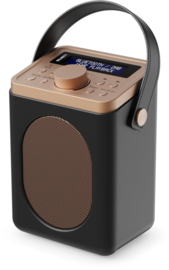 Majority Audio Little Shelford draagbare radio met DAB+, FM en Bluetooth, zwart