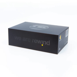 We Are Rewind Amy Back To Black draagbare oplaadbare stereo cassette speler met Bluetooth zender, zwart geel