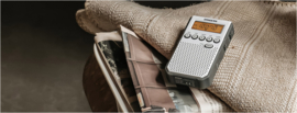 Sangean Pocket 800 (DT-800) robuuste AM en FM zakradio, wit