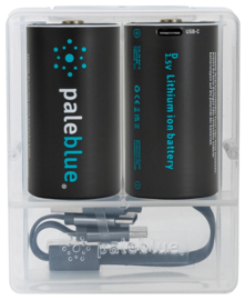 Pale Blue D oplaadbare batterijen, Li-Ion 11.100 mAh, set van 2