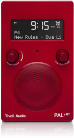 Tivoli Audio Model PAL+BT oplaadbare radio met DAB+, FM en Bluetooth, rood