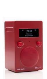 Tivoli Audio Model PAL+BT Gen. 3 oplaadbare radio met DAB+, FM en Bluetooth, rood