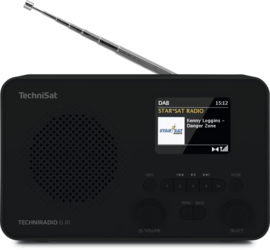 TechniSat TECHNIRADIO 6 IR digitale portable radio met DAB+, FM en internet, zwart