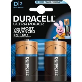 Type D batterijen, Duracell, set van 2