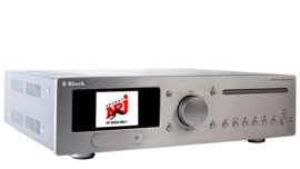 Block CVR-200 VX tuner AV versterker met internet, DAB+, CD, Blu-Ray, DVD, all-in-one, zilver