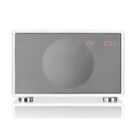 Geneva Model M Wireless DAB+ FM Sound System met Bluetooth, mat wit