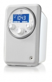 Boston Horizon Solo II (AM/FM Radio, Wit) - incl 4 extra frontjes