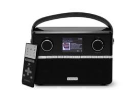 Roberts Stream 94i PLUS stereo internetradio, DAB+, FM, USB, Spotify en Bluetooth, zwart INCLUSIEF ACCU