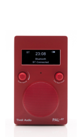 Tivoli Audio Model PAL+BT Gen. 3 oplaadbare radio met DAB+, FM en Bluetooth, rood