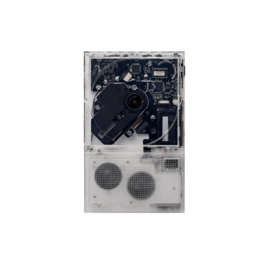 km5 Instant Disc Audio Cp2 - draadloze CD speler met accu en Bluetooth, met ingebouwde luidspreker, transparant