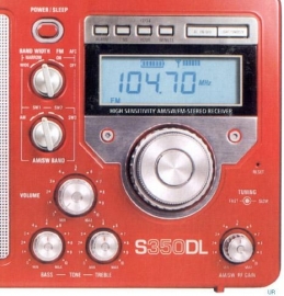Eton S350DL (AM/FM radio, Rood)