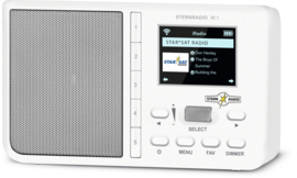 TechniSat SternRadio IR 2 digitale portable en oplaadbare internet radio, wit