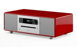 sonoroSTEREO SO-310 stereo muzieksysteem met DAB+ en FM, CD speler, USB en Bluetooth, rood