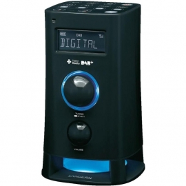 Sangean DCR-200 DAB+ / FM wekkerradio met moodlight, zwart