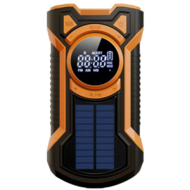 Hama Just in case nood radio powerbank met zaklamp, met handslinger dynamo en zonnepaneel