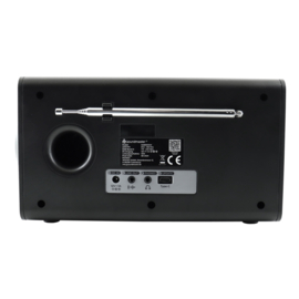 Soundmaster Elite Line DAB900 SW DAB+ en FM radio met Bluetooth, zwart