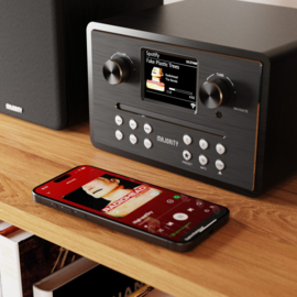 Majority Audio Hi-Fi  stereo systeem met internetradio, DAB+, FM, CD, USB, Spotify en Bluetooth