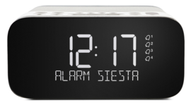 Pure Siesta S6 Luxe DAB+ en FM wekker radio met Bluetooth, Polar White