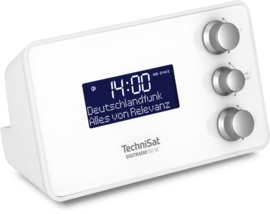 TechniSat DigitRadio 50 SE wekker radio met DAB+ en FM, wit