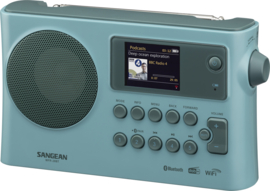 Sangean WFR-28BT Internet radio met Spotify, Bluetooth, DAB+ en FM, licht blauw