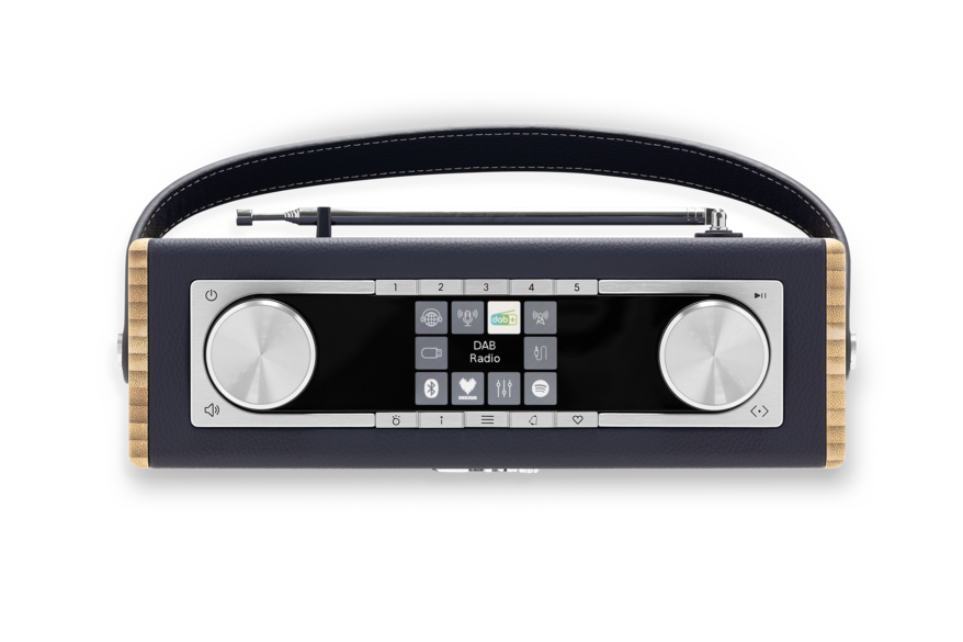 Roberts Rambler Max internetradio, DAB+, FM, USB, Spotify, Deezer en Bluetooth,  Navy Blue