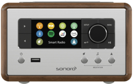 sonoro RELAX X internetradio met DAB+, FM, Spotify en Bluetooth, walnoot