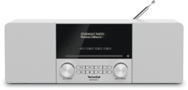 TechniSat DIGITRADIO 3 stereo tafelradio met DAB+ digital radio, FM, Bluetooth, CD-speler en USB, wit