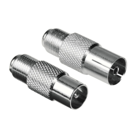 Hama Adapterset F connector female - coax connector (47415)